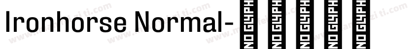 Ironhorse Normal字体转换